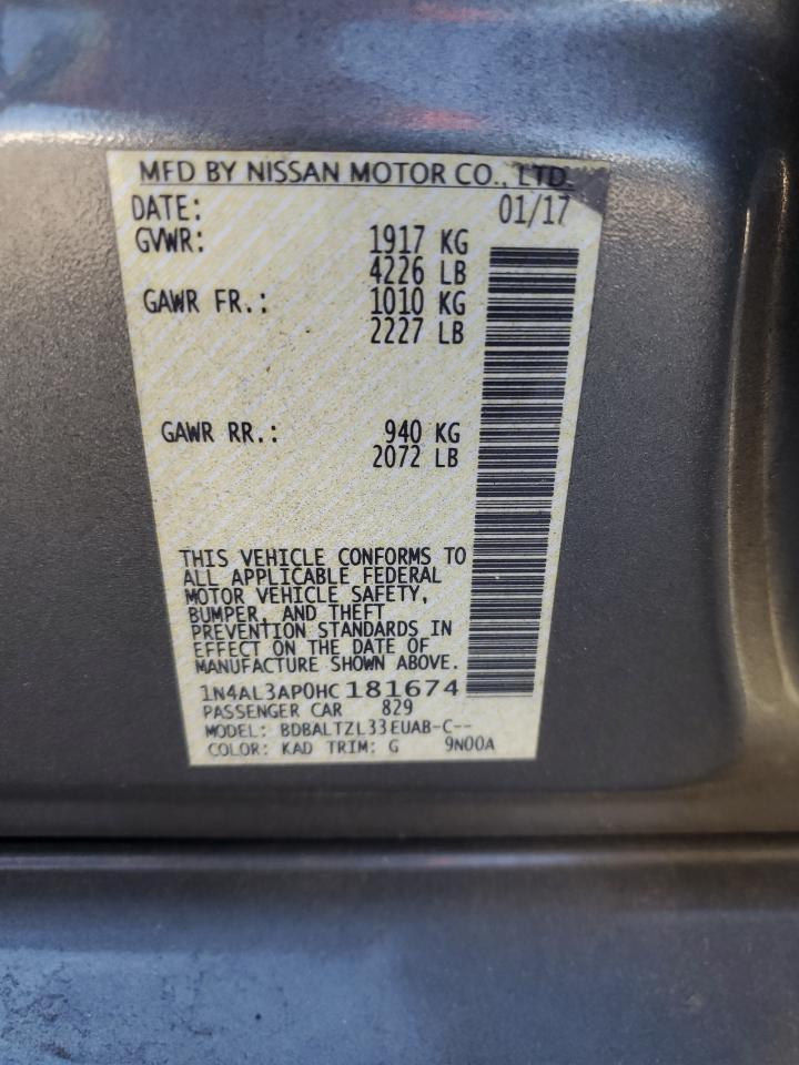2017 NISSAN ALTIMA