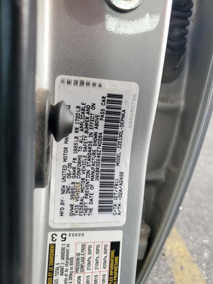 2006 TOYOTA COROLLA
