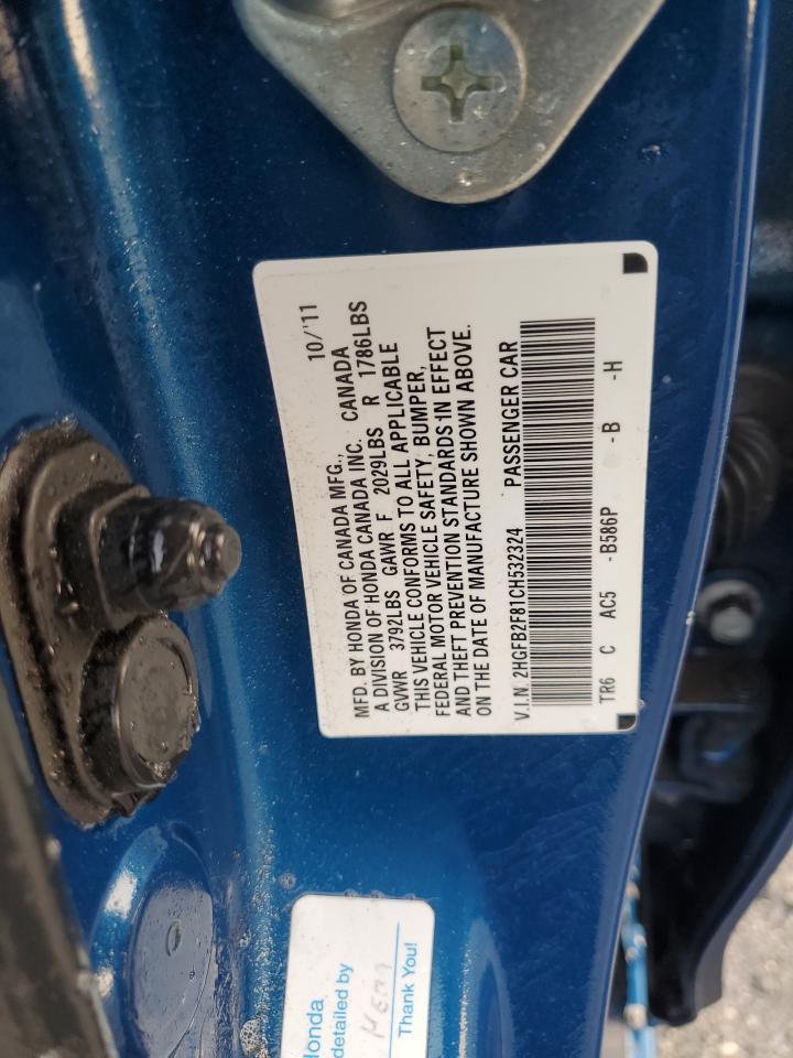 2012 HONDA CIVIC