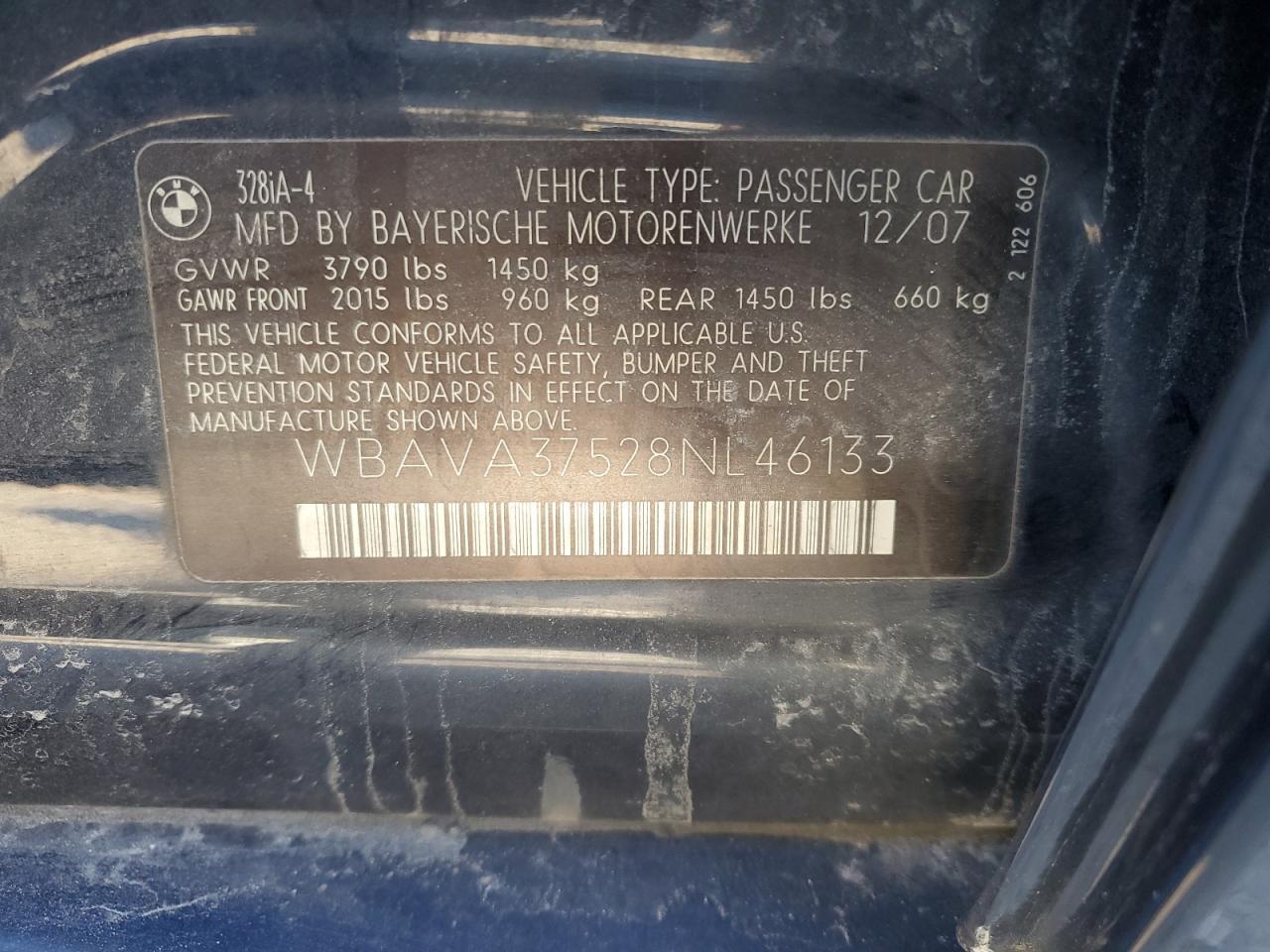 2008 BMW 3 SERIES