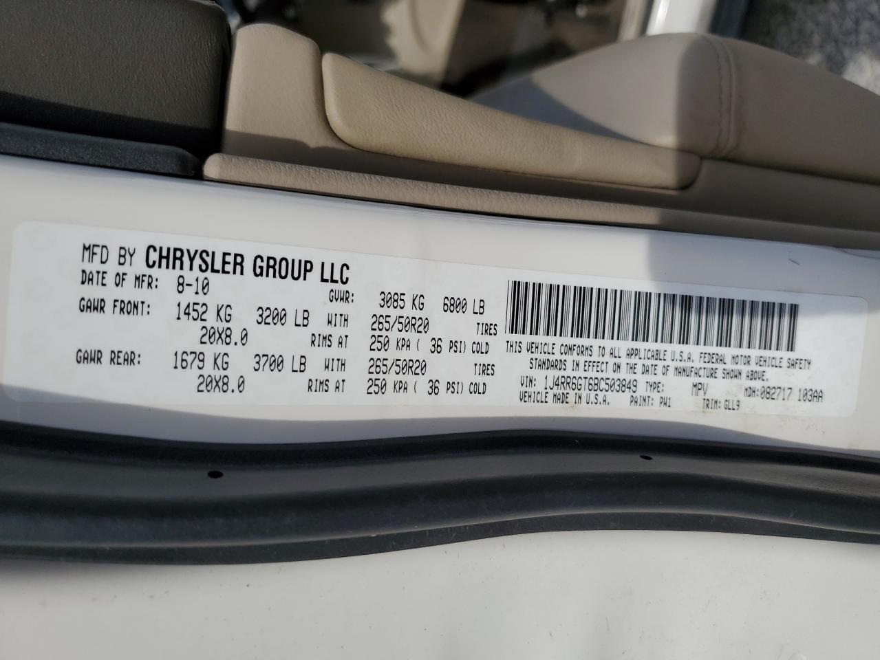 2011 JEEP Grand Cherokee
