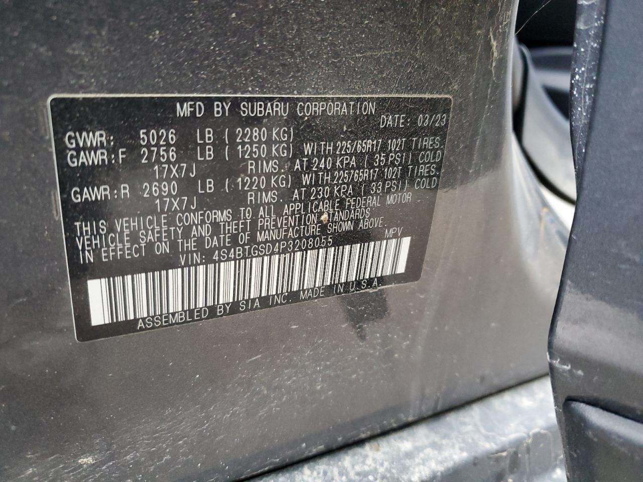 2023 SUBARU Outback