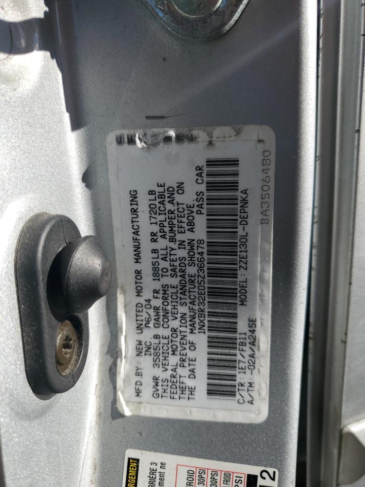 2005 TOYOTA COROLLA