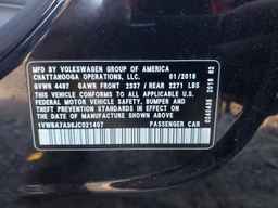 2018 VOLKSWAGEN Passat