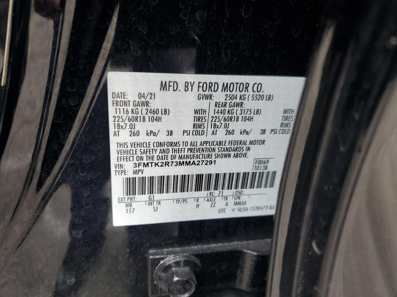 2021 FORD Mustang Mach-E