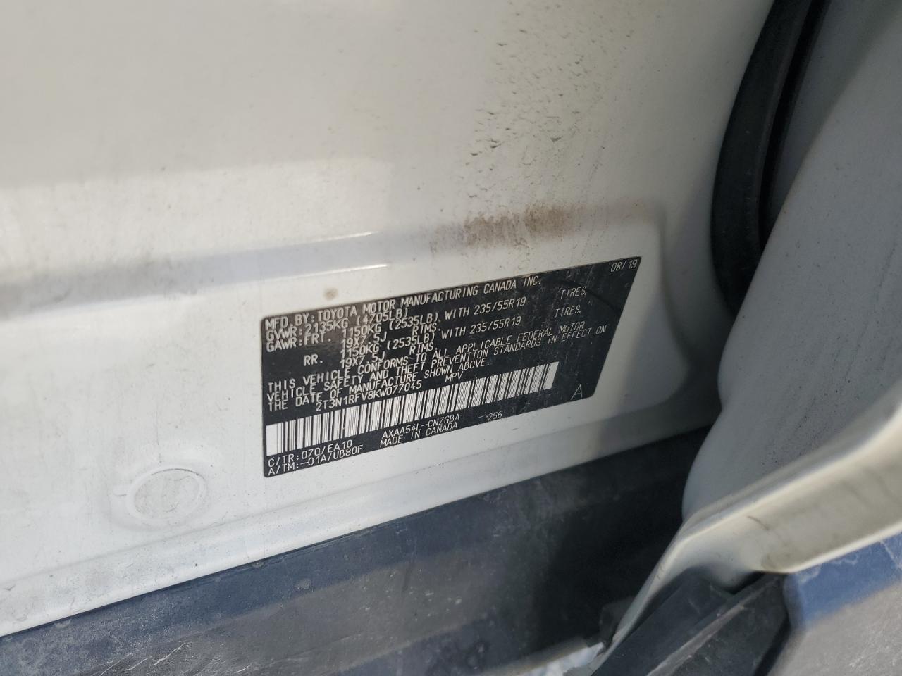 2019 TOYOTA RAV4