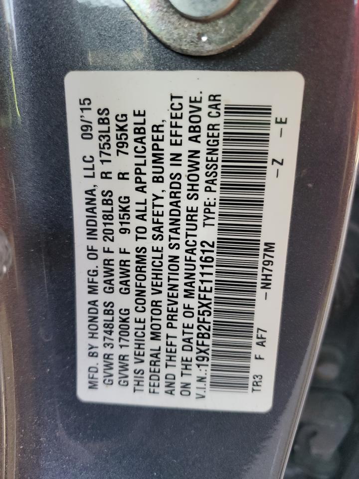 2015 HONDA CIVIC