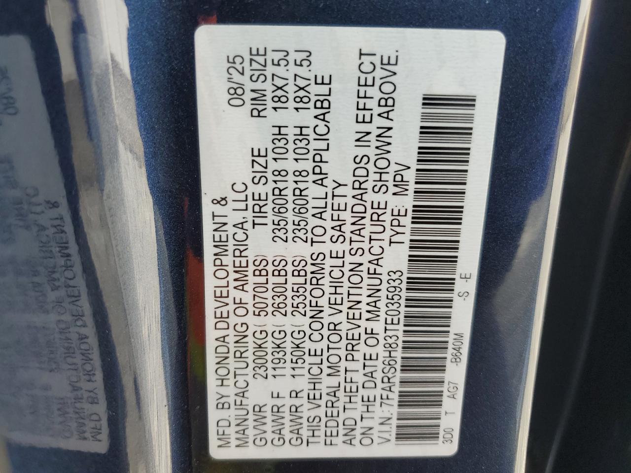 2026 HONDA CR-V