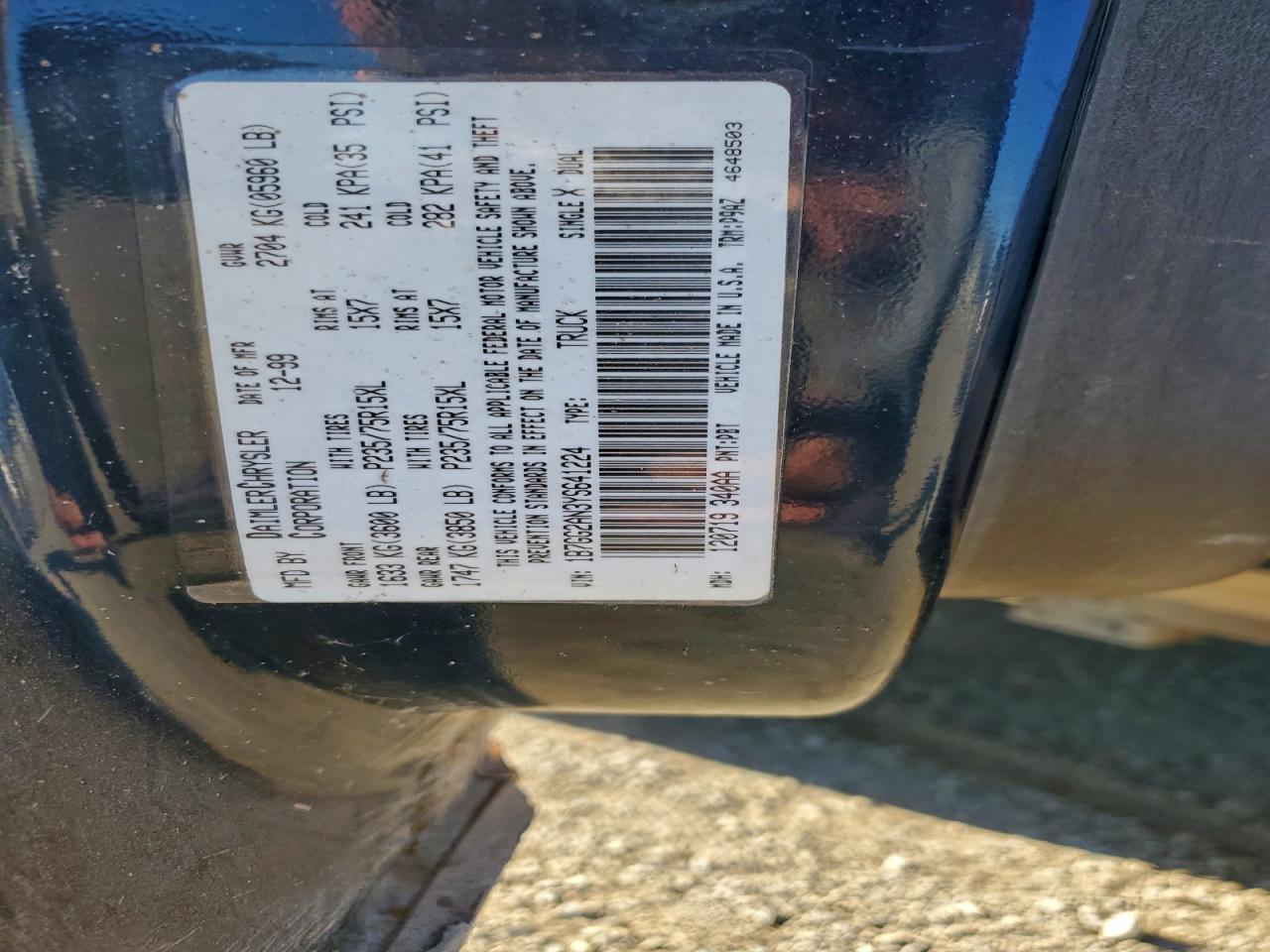 2000 DODGE Dakota