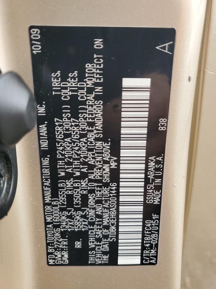 2010 TOYOTA HIGHLANDER