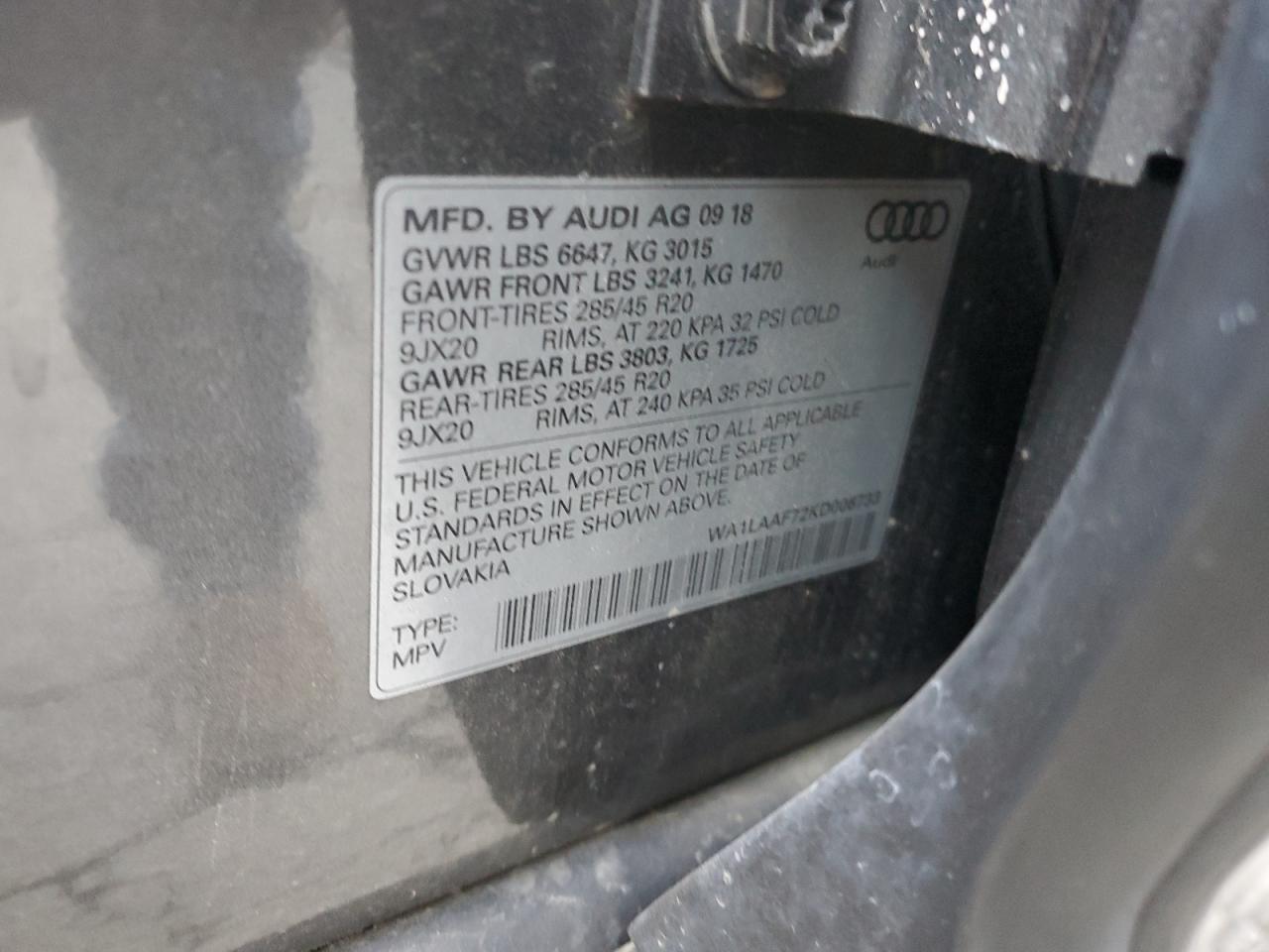 2019 AUDI Q7