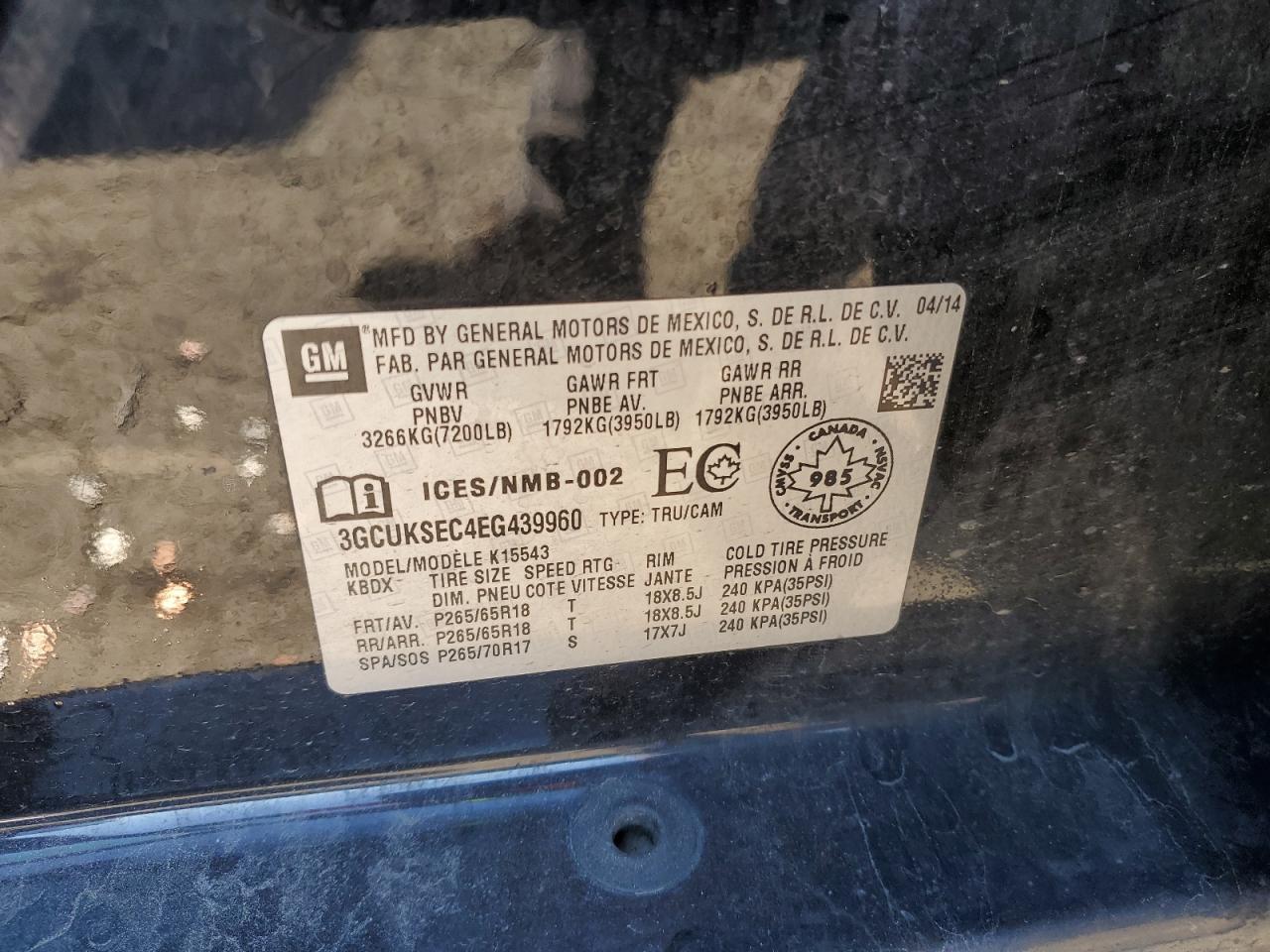 2014 CHEVROLET Silverado