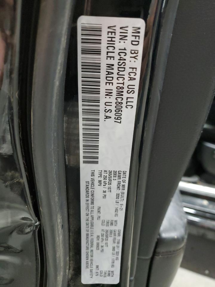 2021 DODGE DURANGO