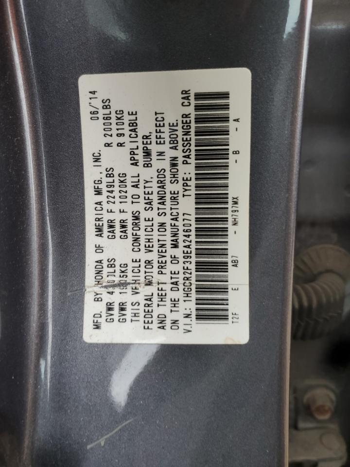 2014 HONDA ACCORD