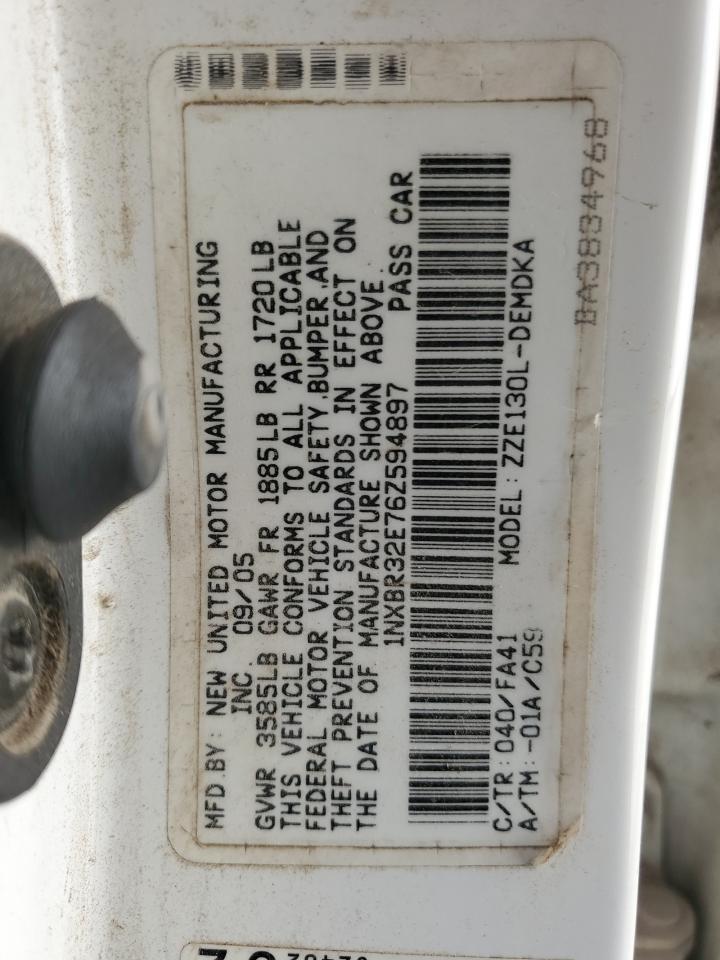 2006 TOYOTA COROLLA