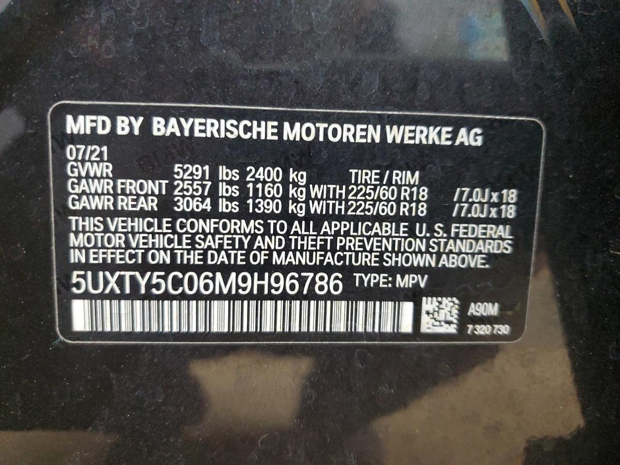 2021 BMW X3