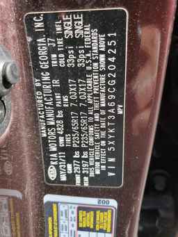 2012 KIA SORENTO