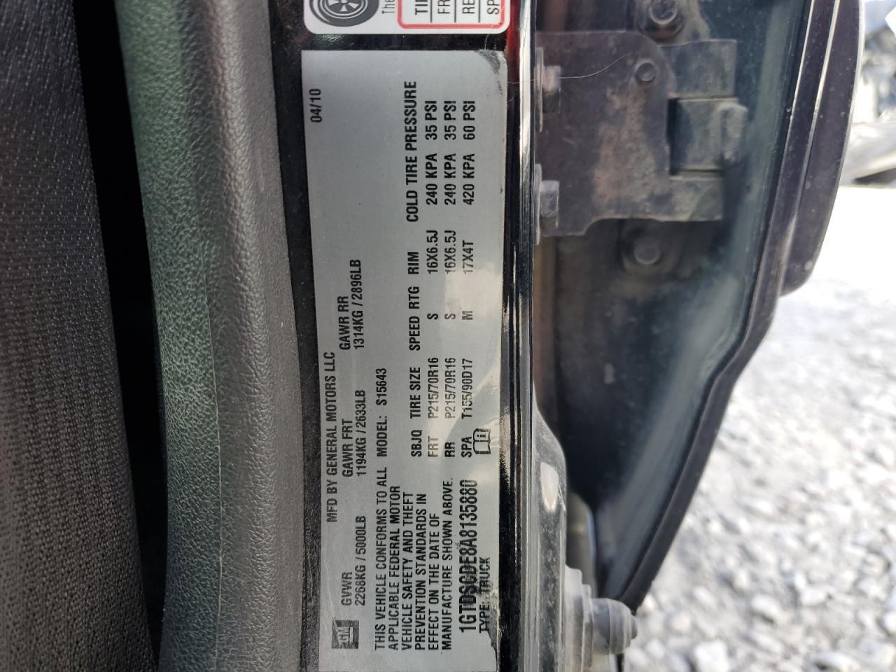 2010 GMC CANYON