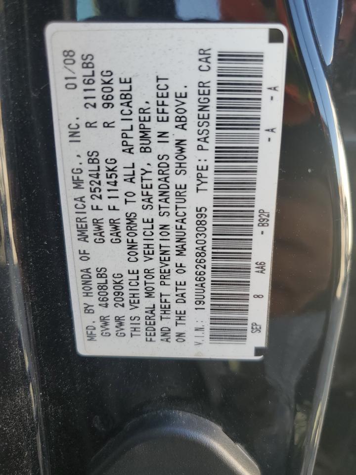 2008 ACURA TL