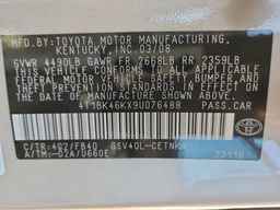 2009 TOYOTA CAMRY
