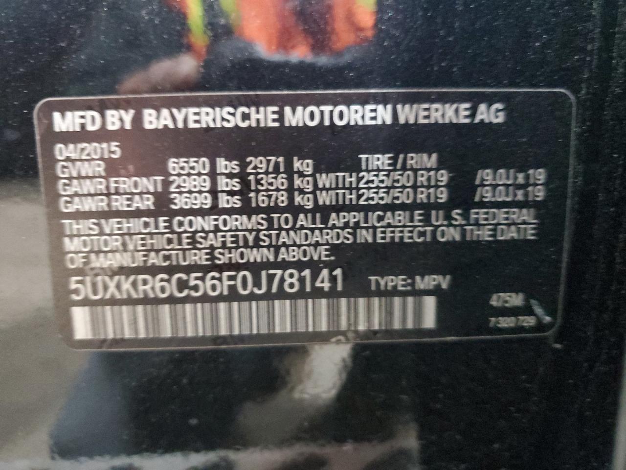2015 BMW X5