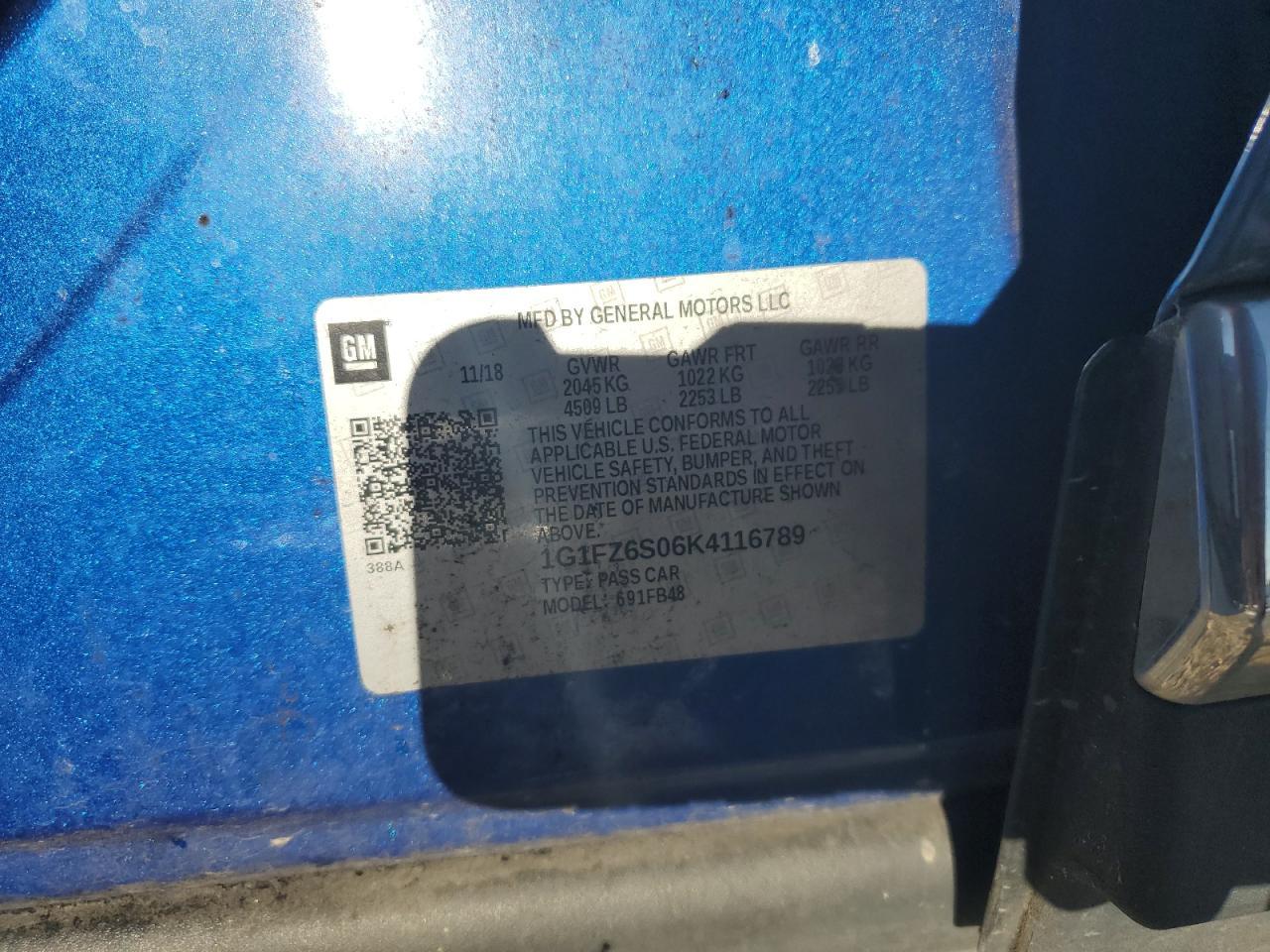 2019 CHEVROLET Bolt EV