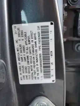 2009 HONDA ACCORD
