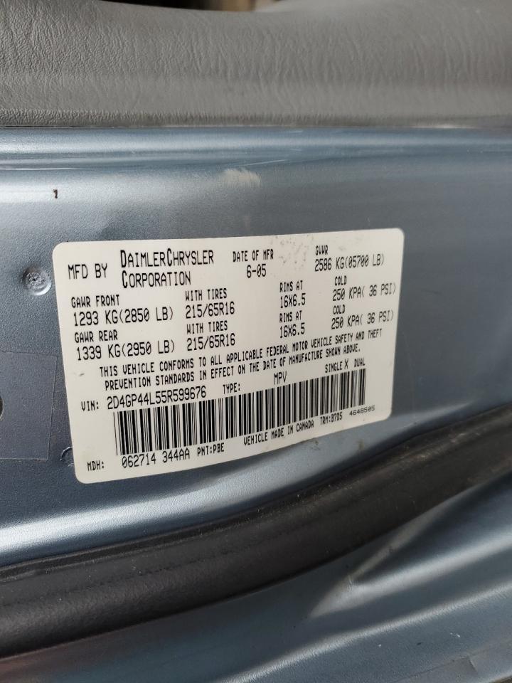 2005 DODGE GRAND CARAVAN