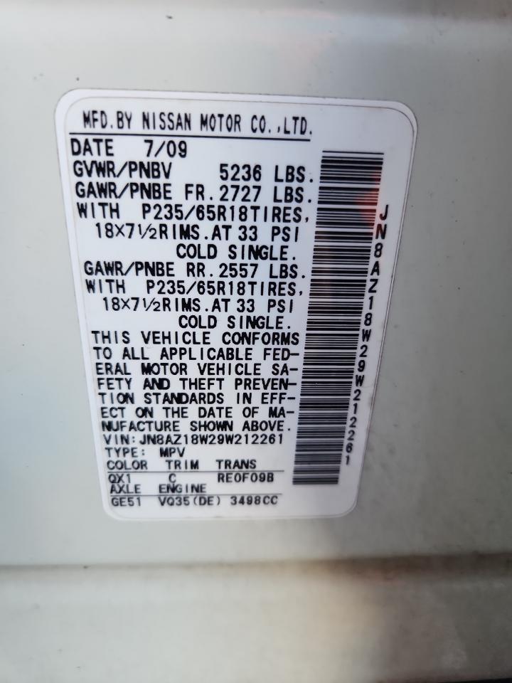 2009 NISSAN MURANO