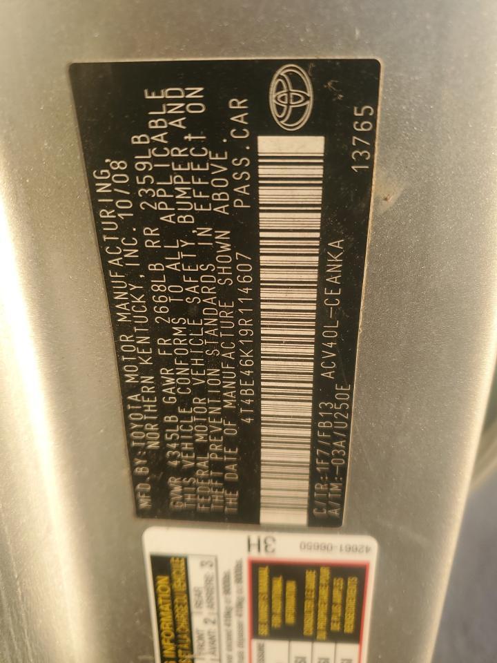 2009 TOYOTA CAMRY