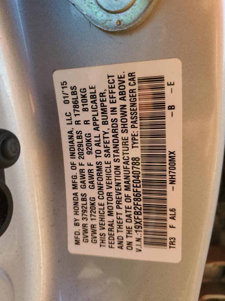 2015 HONDA CIVIC