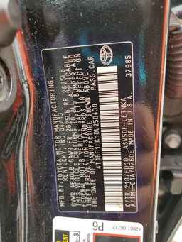 2013 TOYOTA CAMRY