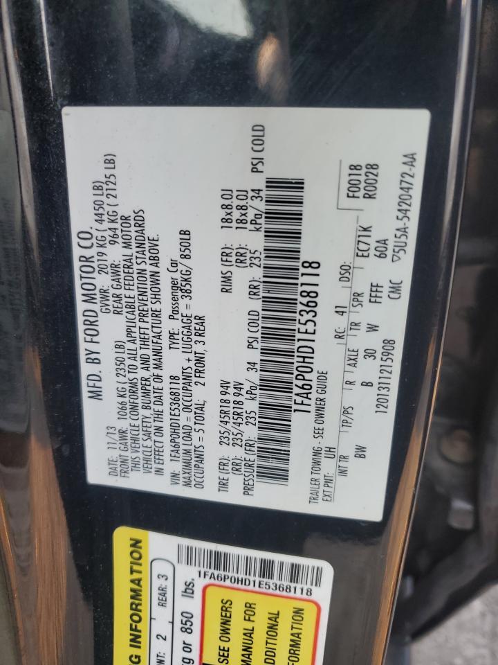 2014 FORD FUSION