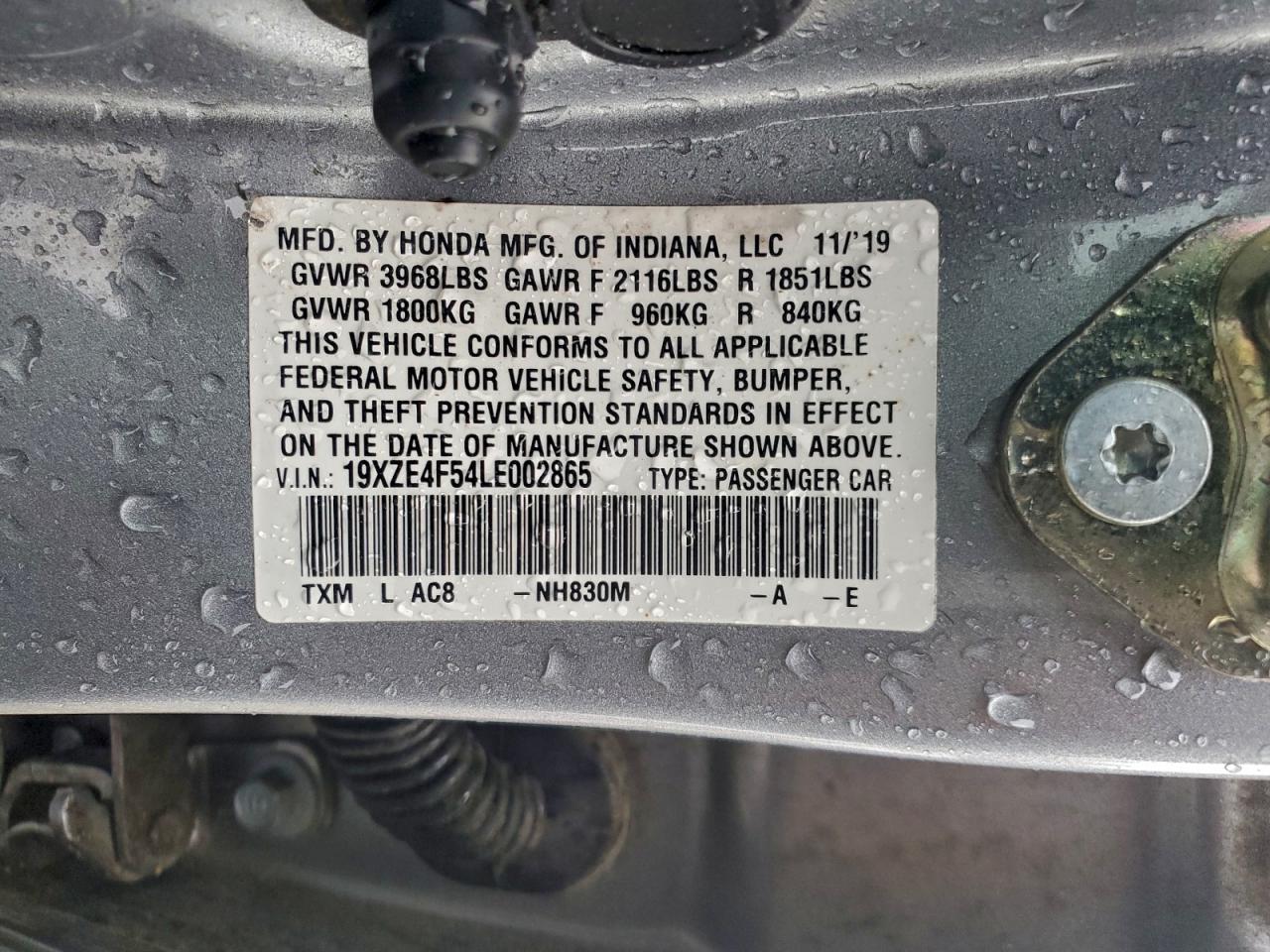 2020 HONDA Insight