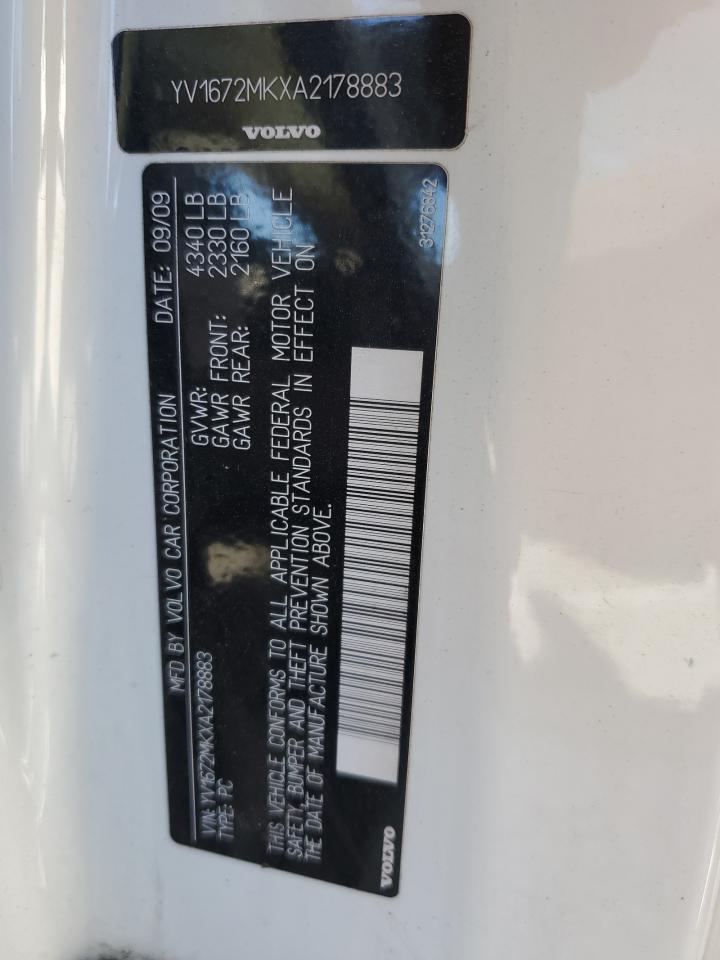 2010 VOLVO C30