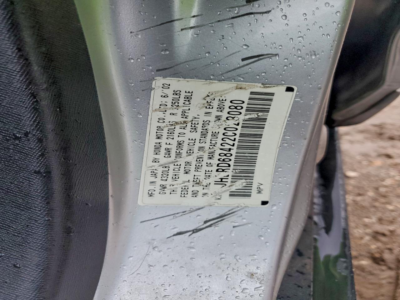 2002 HONDA CR-V