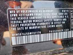 2013 VOLKSWAGEN GOLF