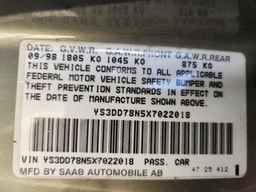 1999 SAAB 9-3