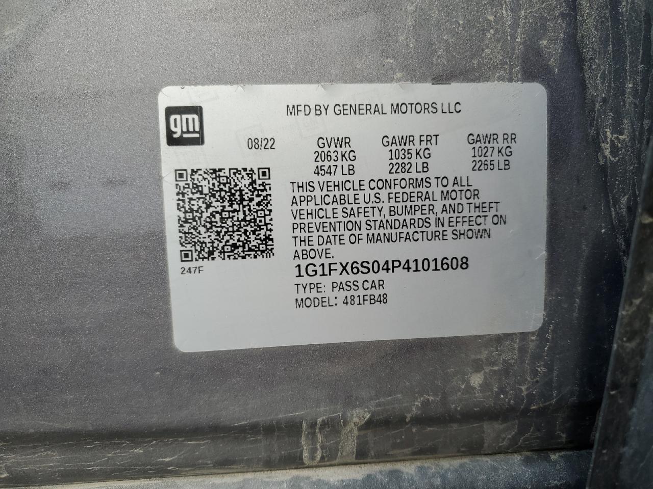 2023 CHEVROLET Bolt EV