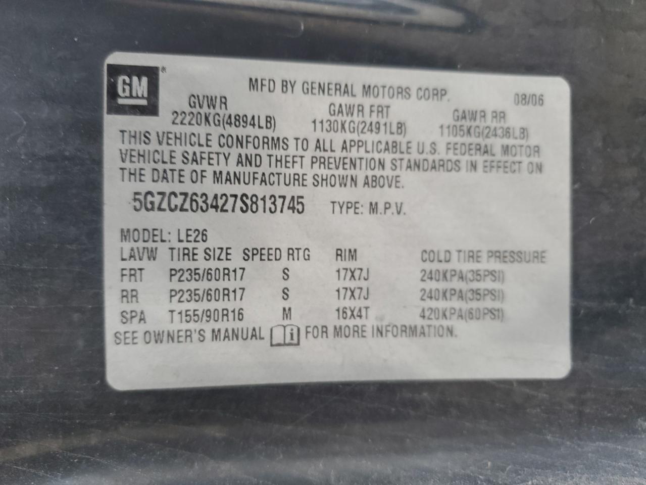2007 SATURN Vue