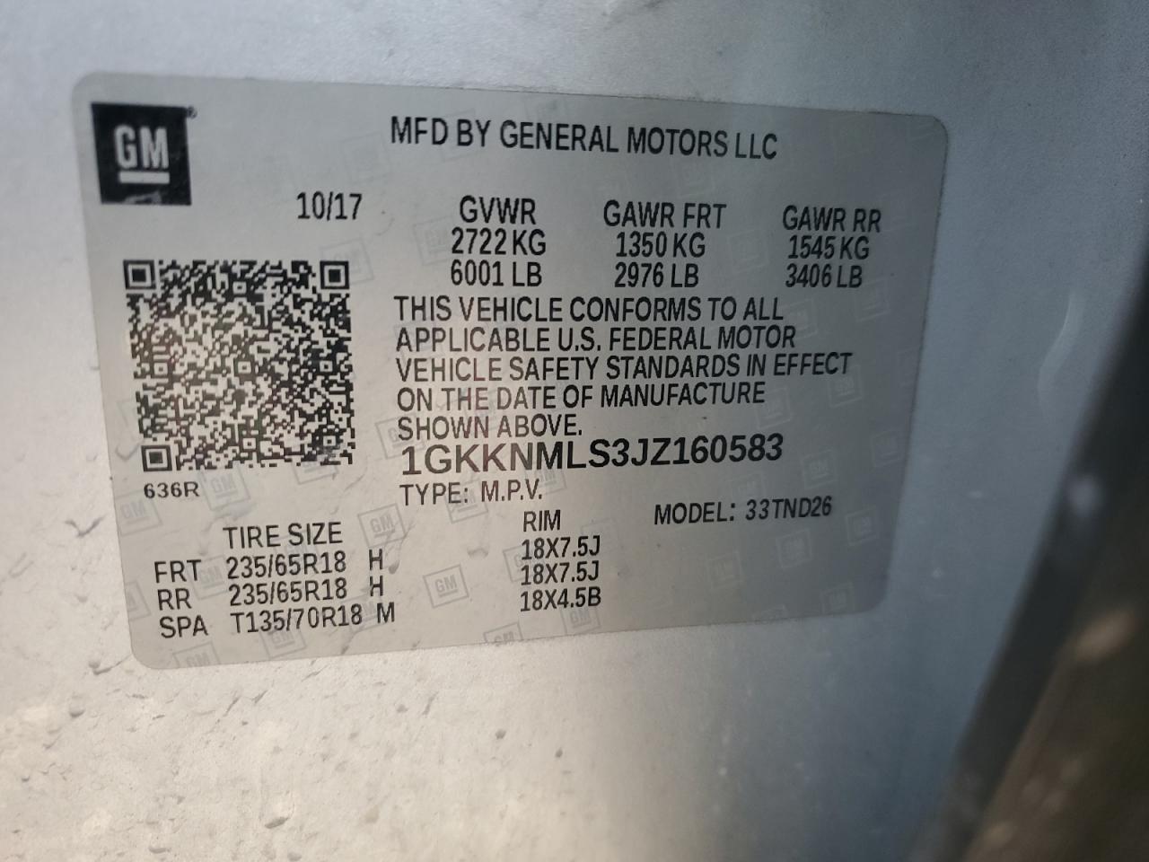 2018 GMC ACADIA