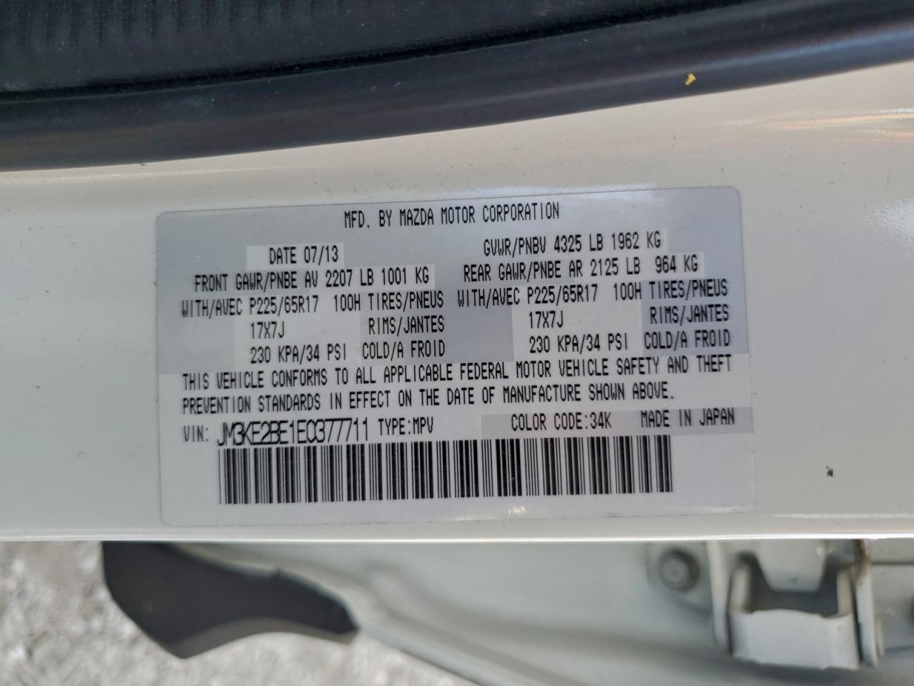 2014 MAZDA CX-5