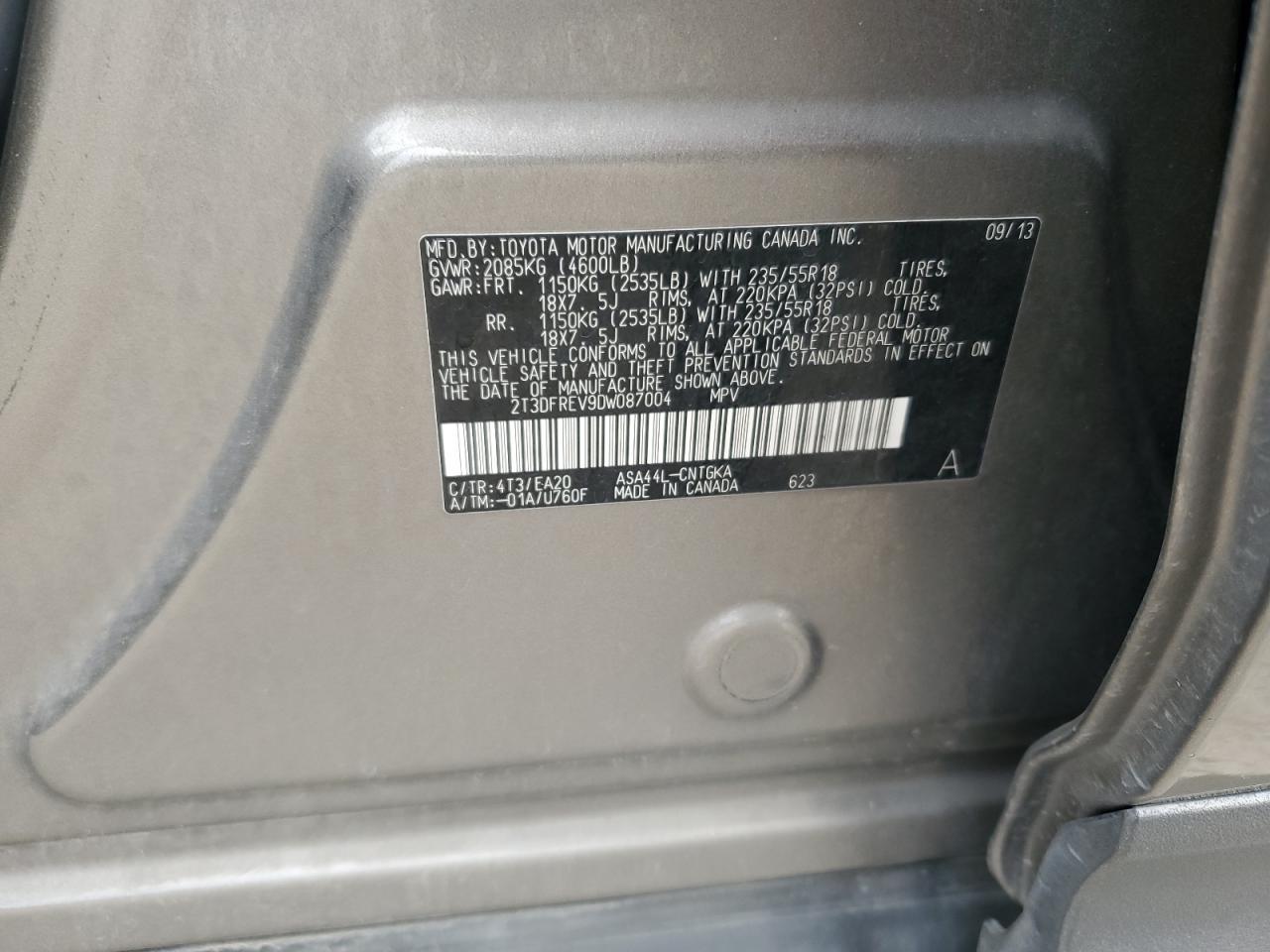 2013 TOYOTA RAV4