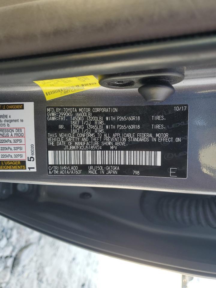 2018 LEXUS GX 460