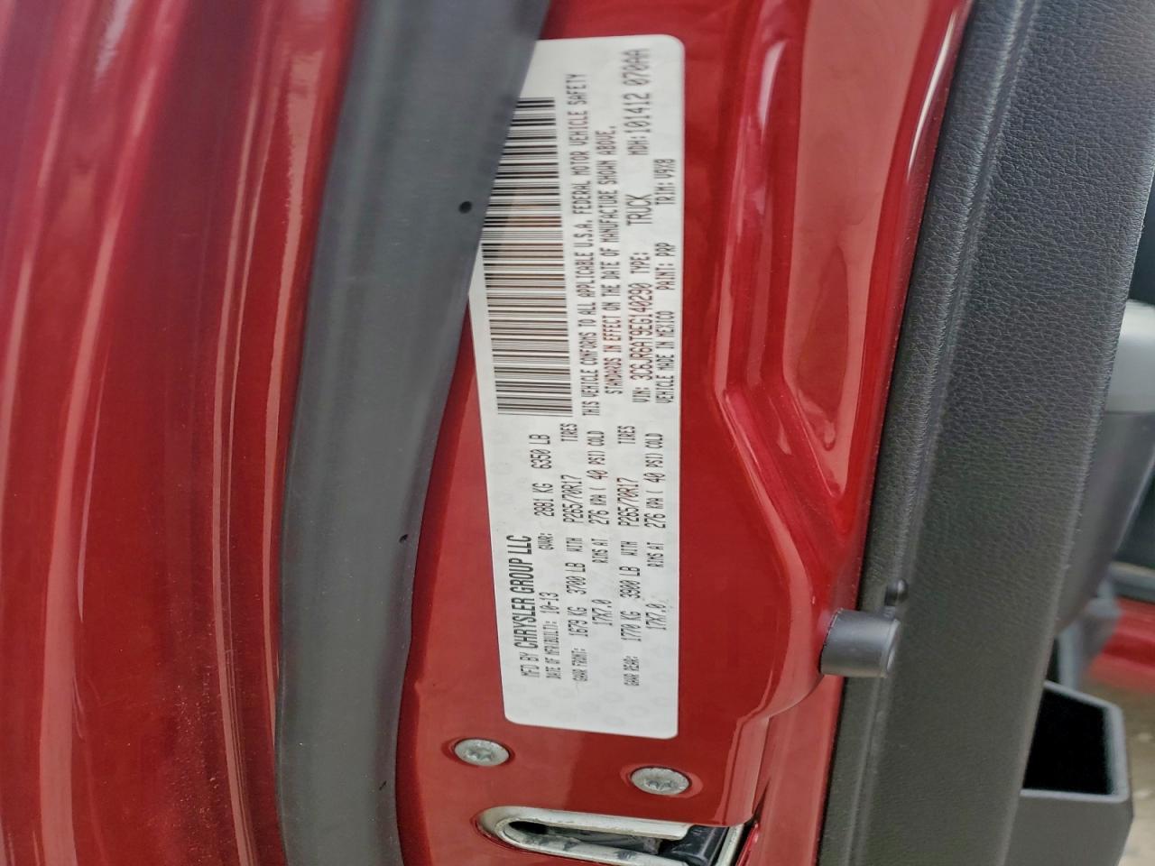 2014 RAM 1500
