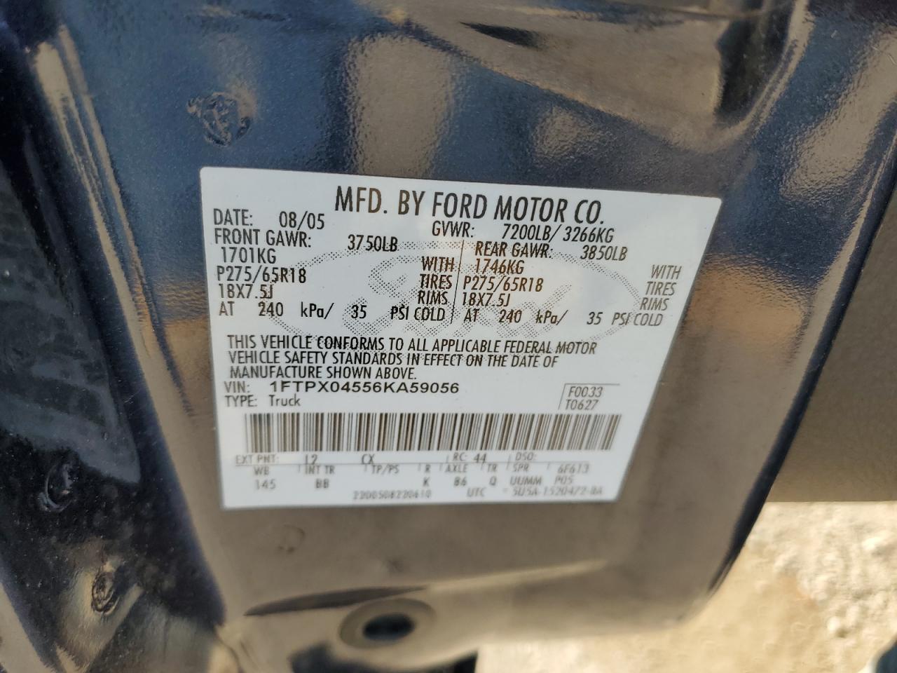 2006 FORD F-150