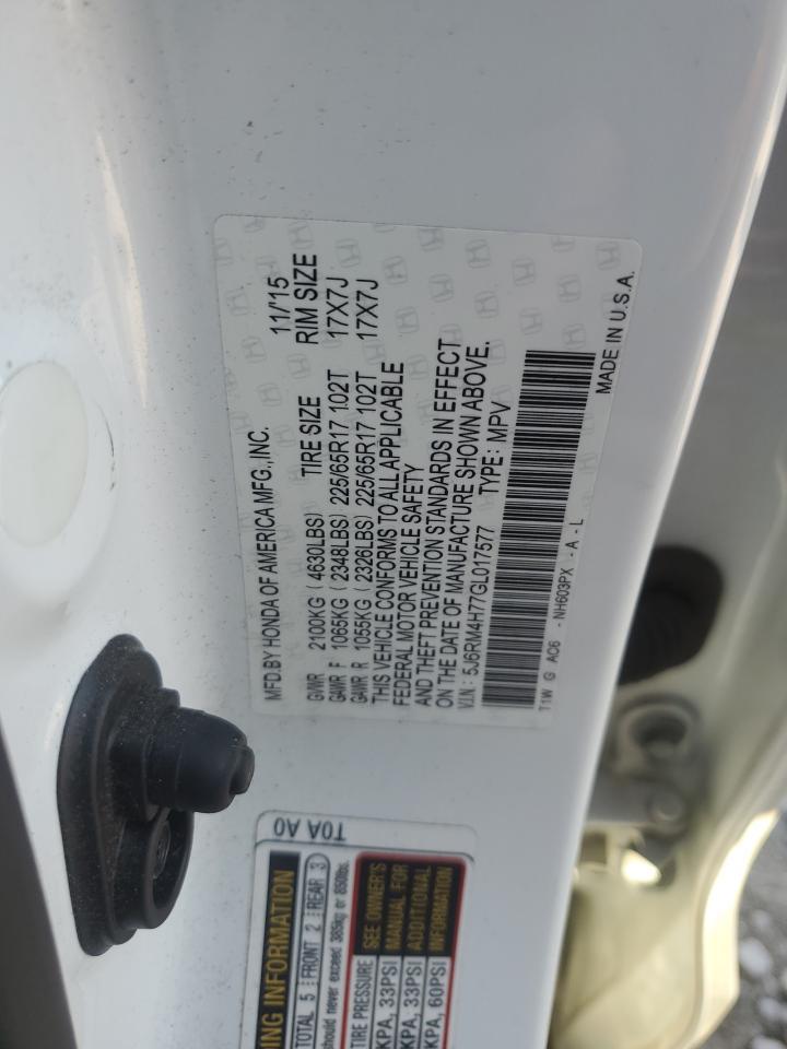 2016 HONDA CR-V