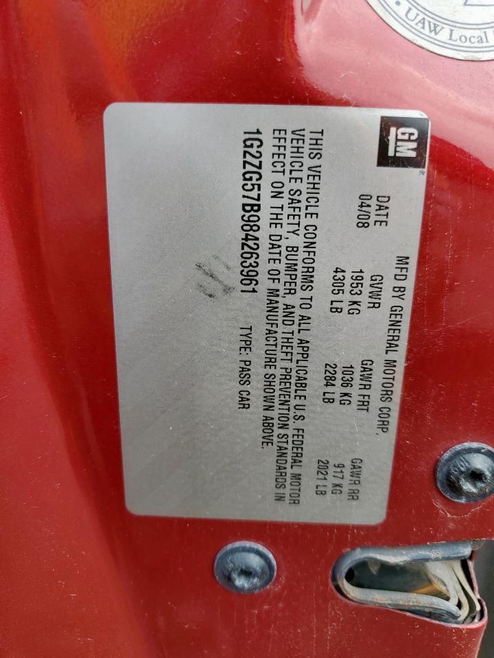 2008 PONTIAC G6