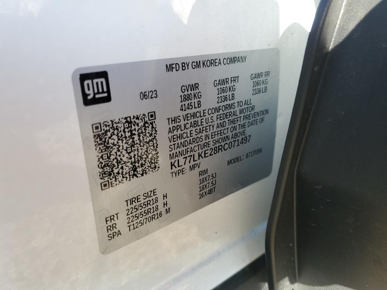 2024 CHEVROLET TRAX