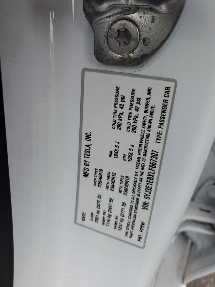 2020 TESLA MODEL 3